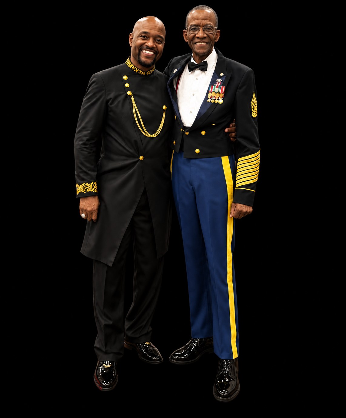 Dr. Holifield with CSM Lesley Freeman Jr. — SMA Award Nominator