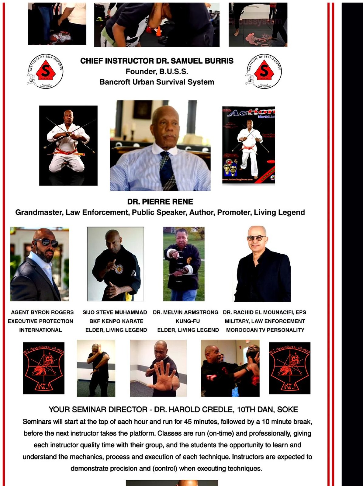 All Star Instructor Lineup