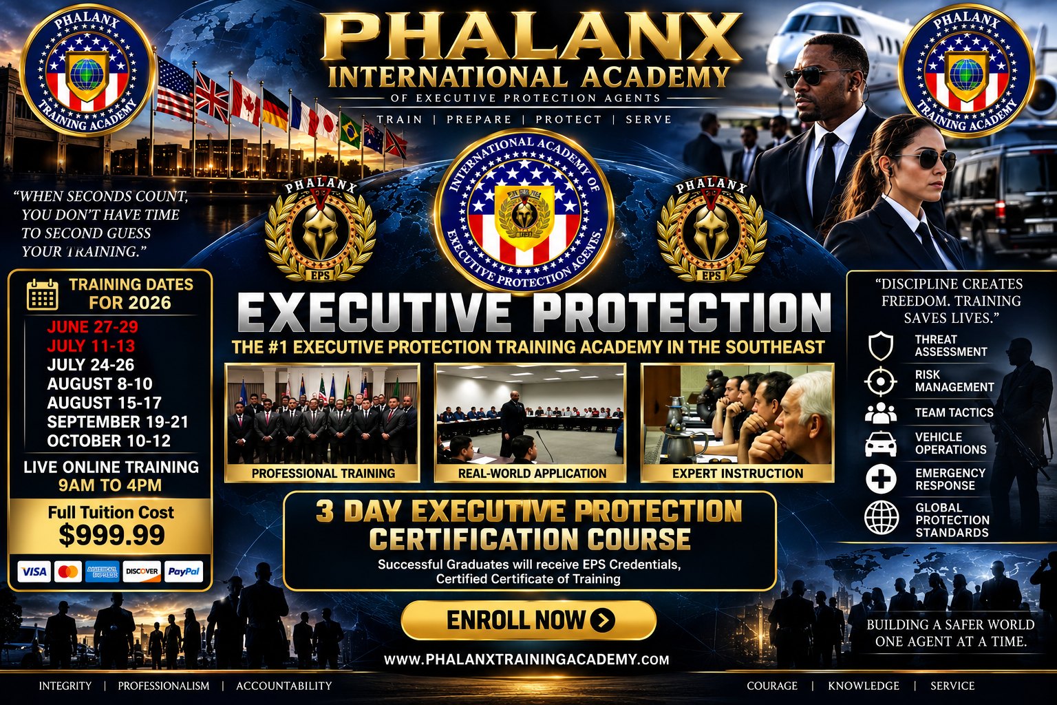 Executive Protection Training — Phalanx Academy